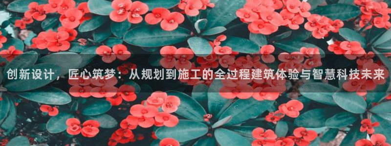 富联娱乐几67OO6：创新设计，匠心筑梦：从规划到施工的全过程建筑体验与智慧科技未来