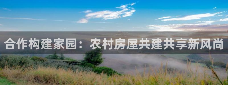 富联娱乐招商会判官333OO：合作构建家园：农村房屋共建共享新风尚
