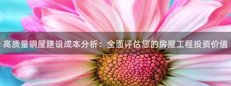 富联娱乐招商括判官333OO：高质量钢屋建设成本分析：全面评估您的房屋工程投资价值