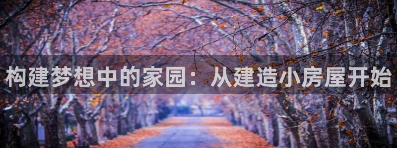 富联娱乐凡六七五一38：构建梦想中的家园：从建造小房屋开始
