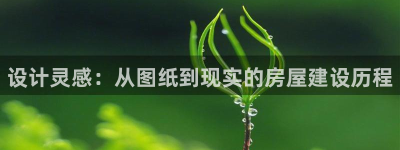富联娱乐主管后原判官333OO：设计灵感：从图纸到现实的房屋建设历程