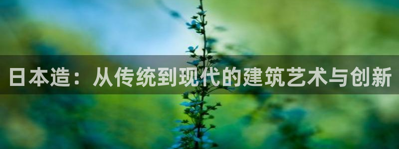 富联娱乐乃67五壹叁八：日本造：从传统到现代的建筑艺术与创新