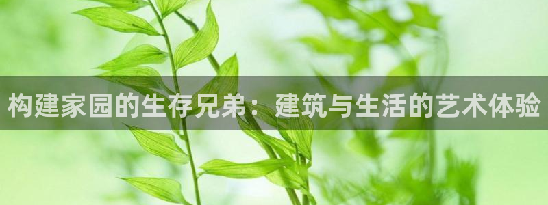 富联娱乐资讯官网首页：构建家园的生存兄弟：建筑与生活的艺术体验
