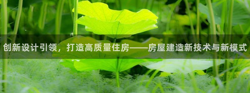 富联娱乐注册社判官333OO：创新设计引领，打造高质量住房——房屋建造新技术与新模式
