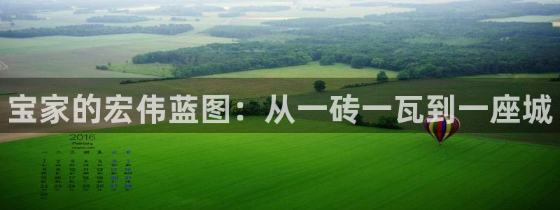 富联娱乐测速软件下载：宝家的宏伟蓝图：从一砖一瓦到一座城
