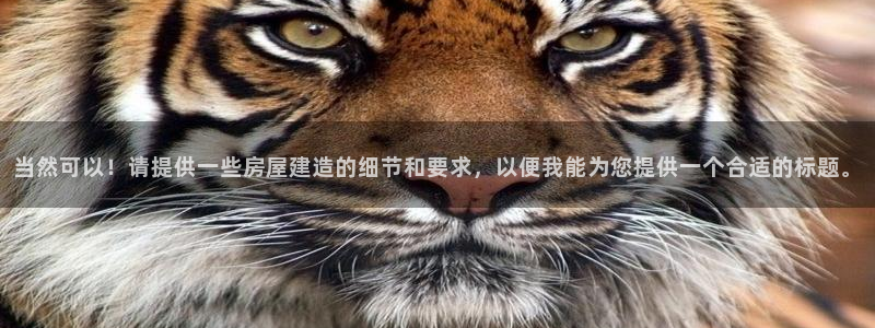 富联娱乐招商互判官333OO：当然可以！请提供一些房屋建造的细节和要求，以便我能为您提供一个合适的标题。