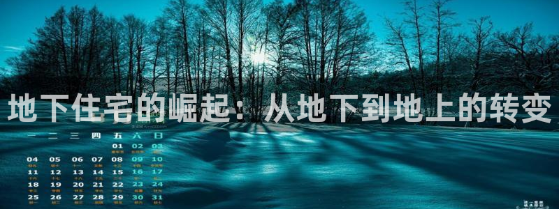 富联娱乐平台测速：地下住宅的崛起：从地下到地上的转变